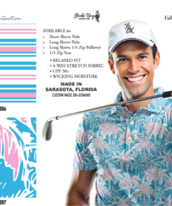 Men’s Polo Pink / Blue Collection