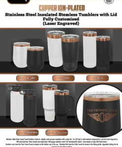 Alternative view of Tumblers