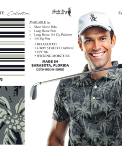 Men’s Polo Black / Concrete Collection